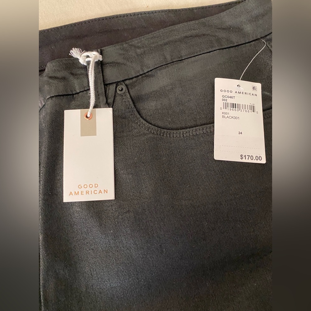 GOOD AMERICAN JEANS good classic coated denim - Picture 7 of 12